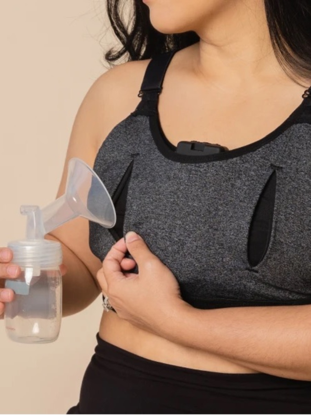 Lilu Massage Bra NEW Open Box Hands-Free Pumping Bra Breastfeeding - Medium